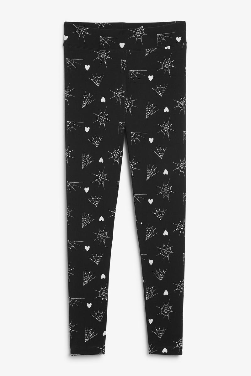 Halloween-Leggings - Schwarz Mehrfarbig von Monki