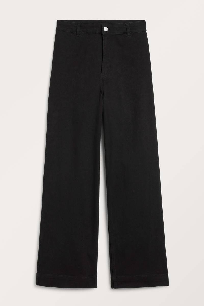 Hose Mit Normalem Bund Und Geradem Bein - Schwarz von Monki