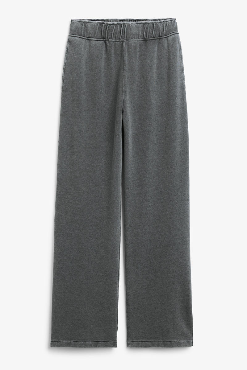 Jogginghose Mit Weitem Bein - Grau von Monki