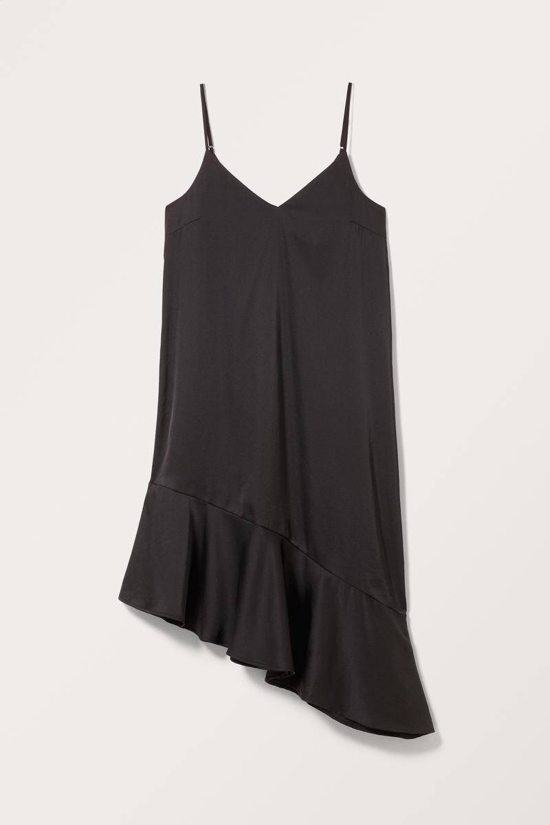 Kleid In Midi-Länge Mit Normaler Passform - Schwarz Mehrfarbig von Monki