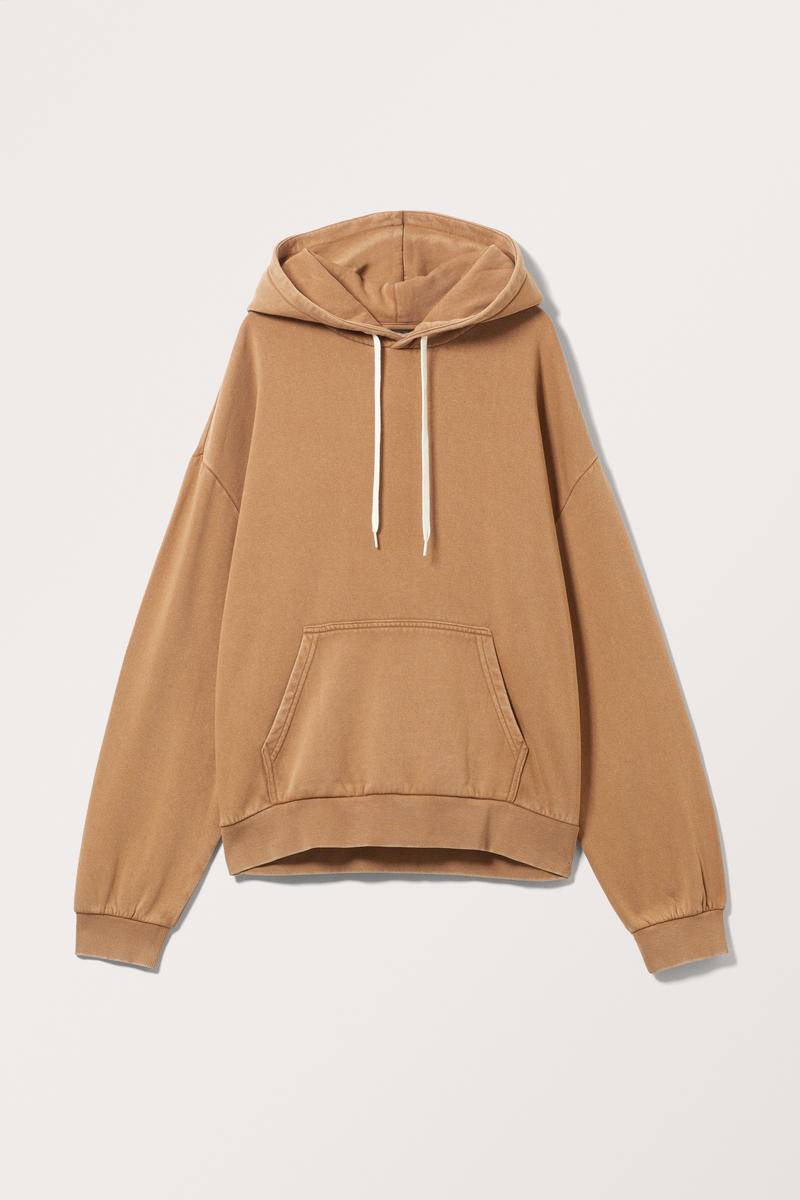Locker Geschnittener Kapuzenpullover - Braun von Monki