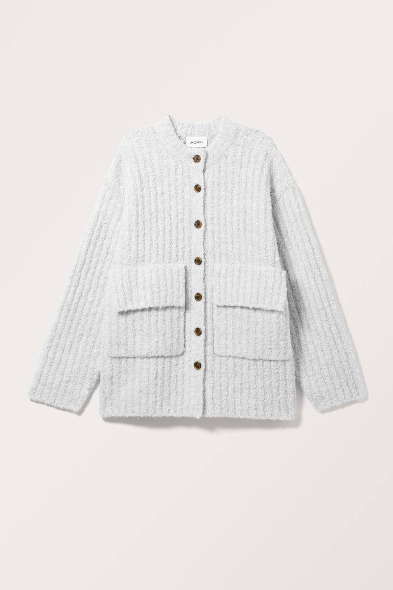 Locker Gestrickter Cardigan - Grau von Monki