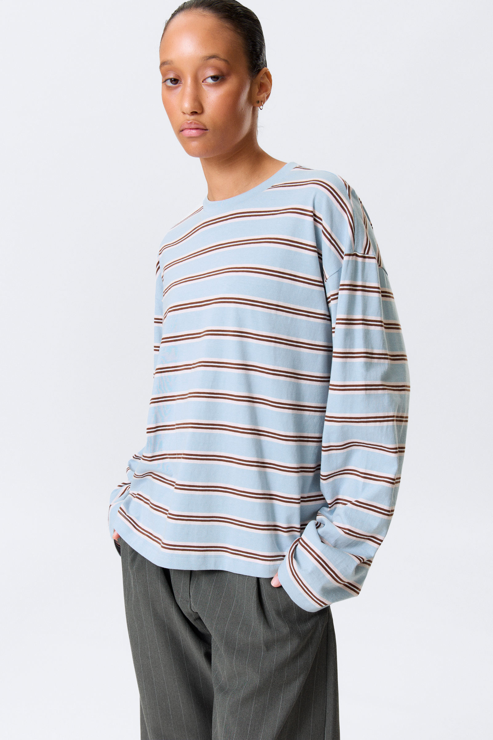 Long-Sleeved Cotton T-shirt von Monki