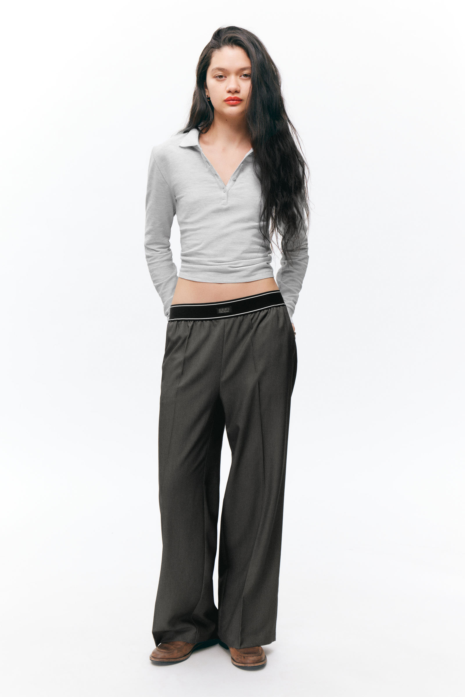 Loose Elastic Suiting Trousers von Monki