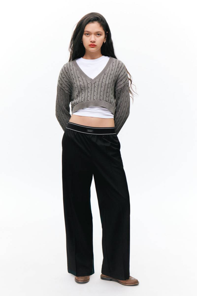 Loose Elastic Suiting Trousers von Monki