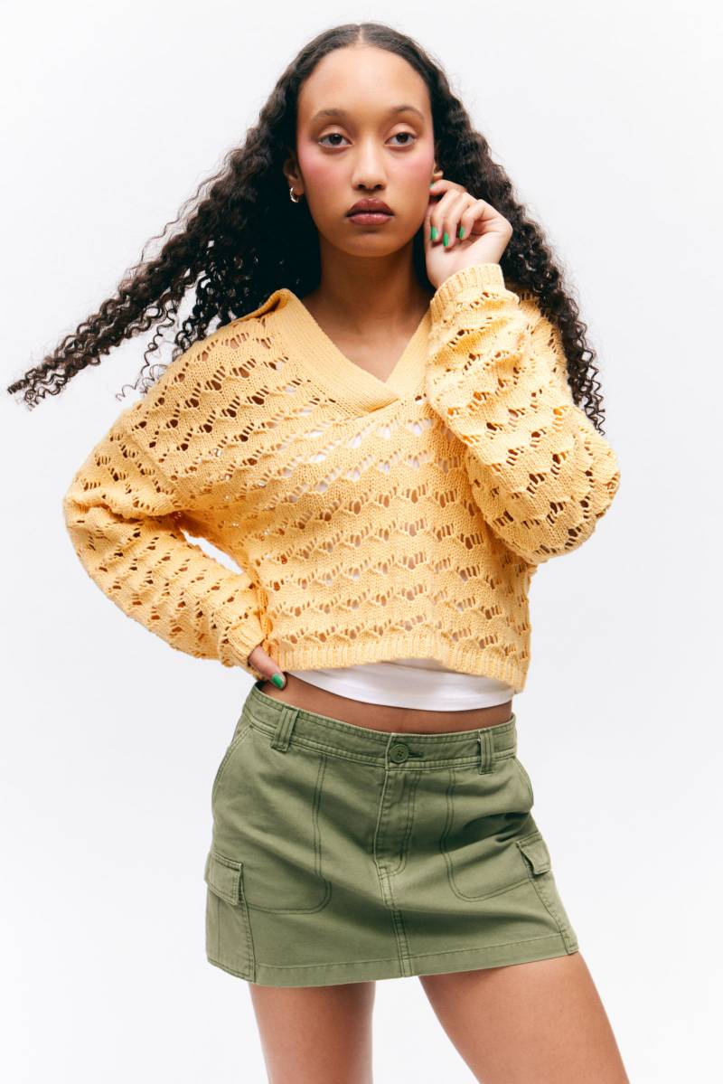 Loose Open-Knit Sweater von Monki