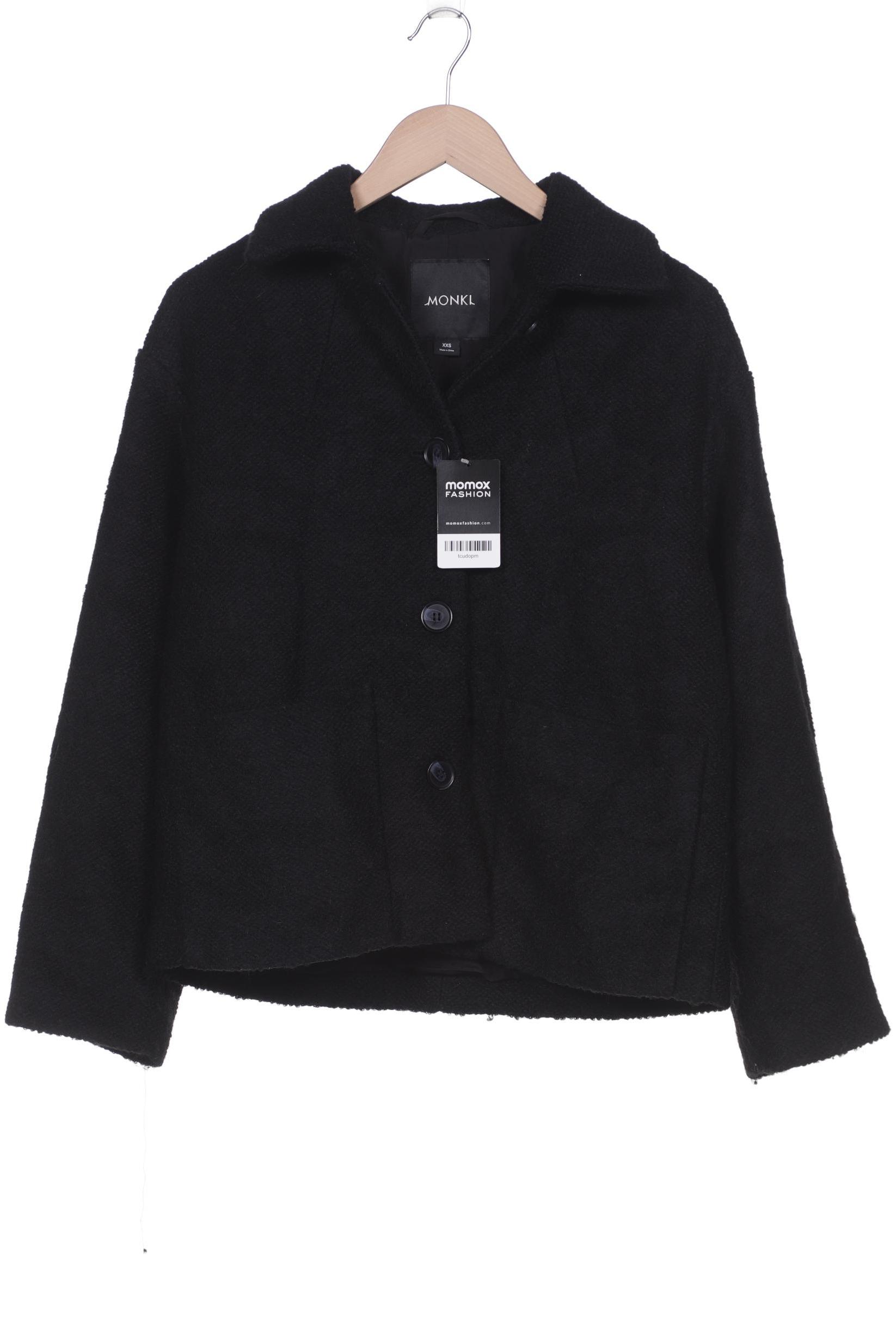 Monki Damen Jacke, schwarz, Gr. 32 von Monki