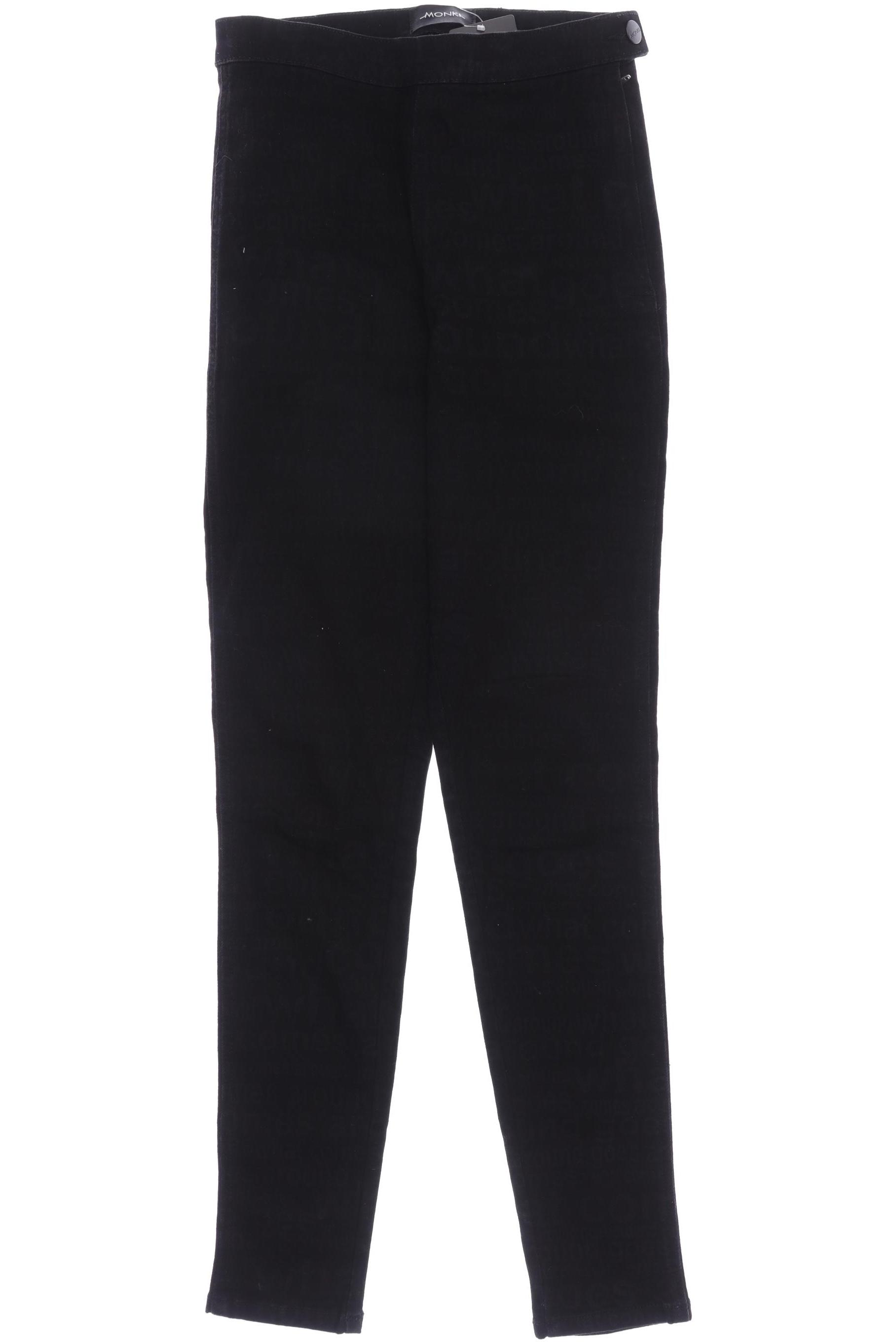 MONKI Damen Jeans, schwarz von Monki