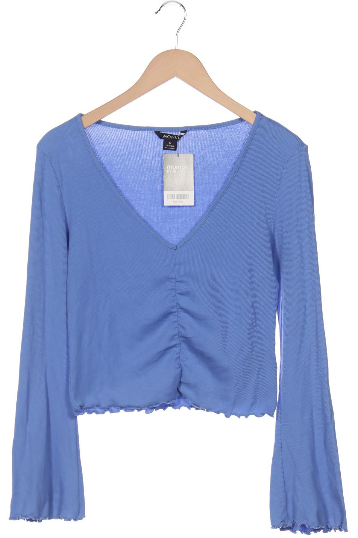 MONKI Damen Langarmshirt, blau von Monki