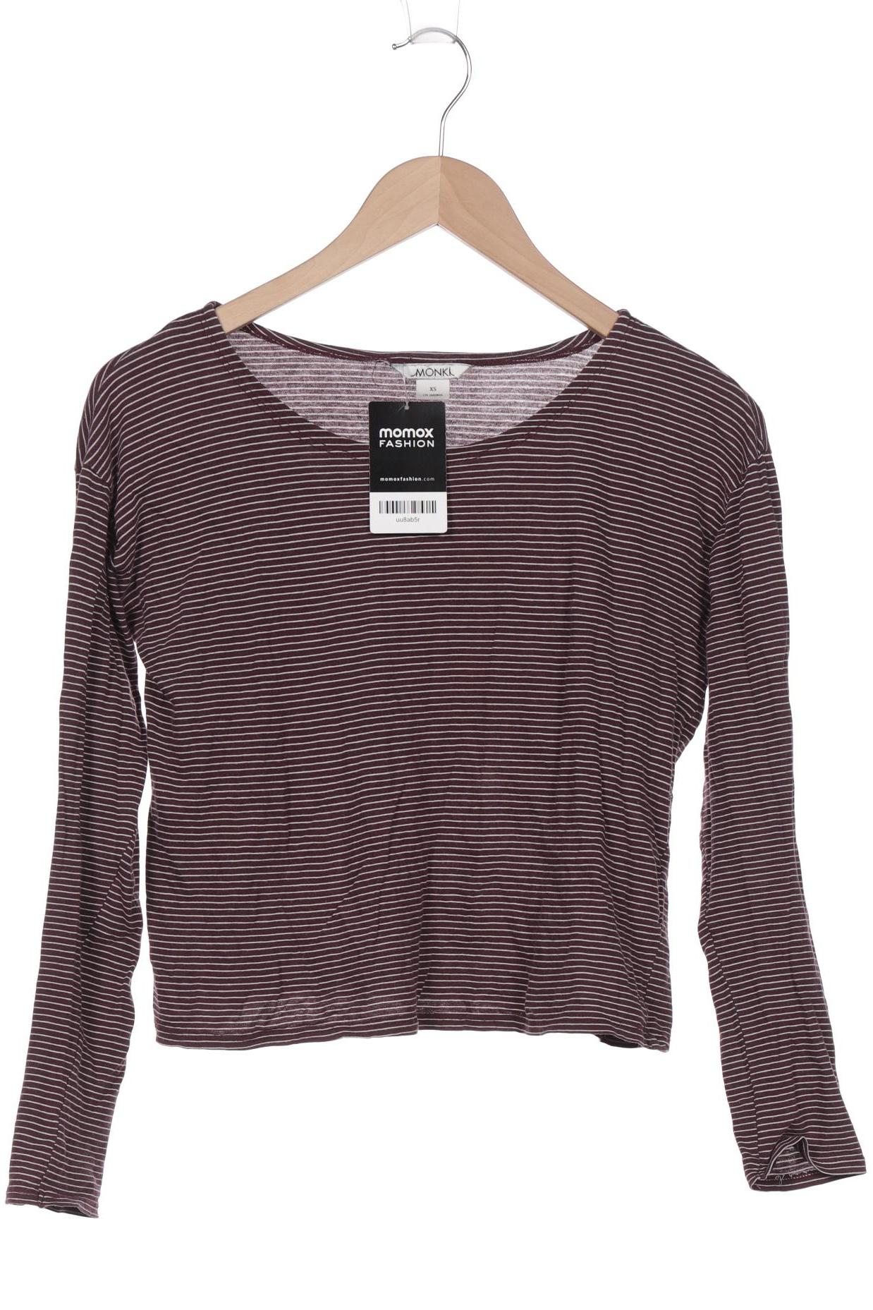 MONKI Damen Langarmshirt, bordeaux von Monki