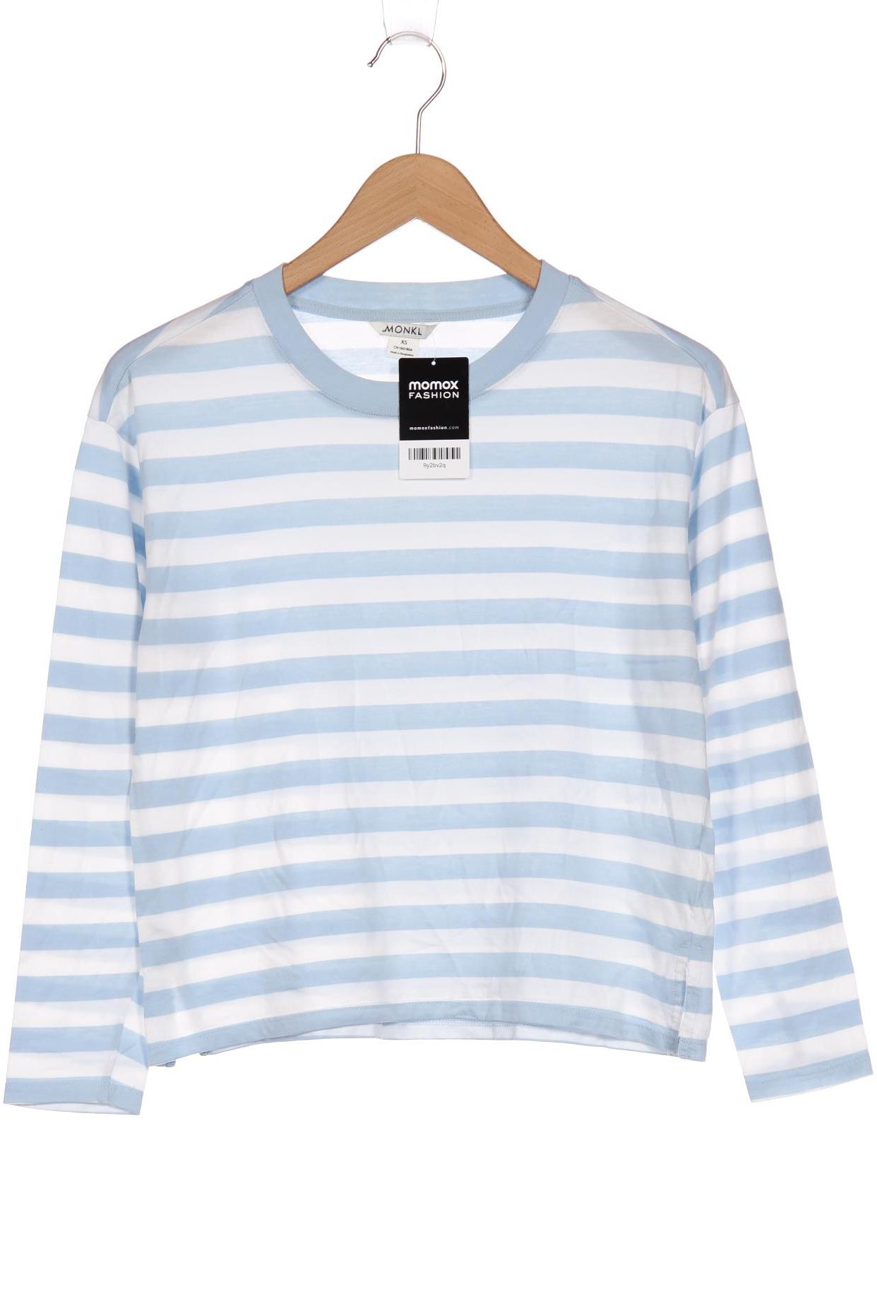 MONKI Damen Langarmshirt, hellblau von Monki