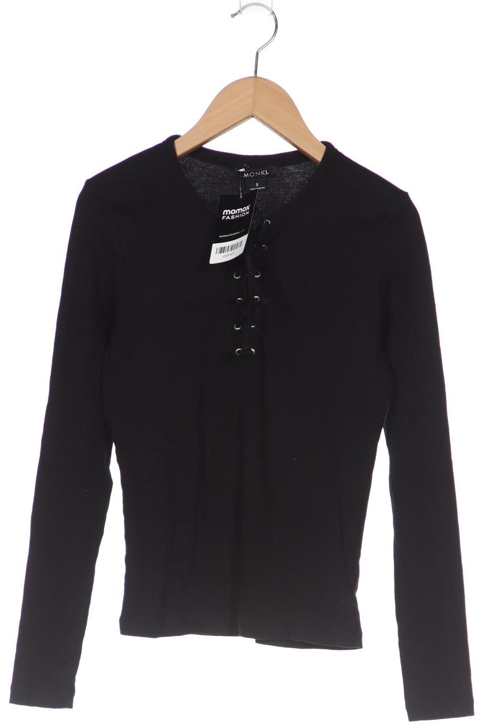 MONKI Damen Langarmshirt, schwarz von Monki