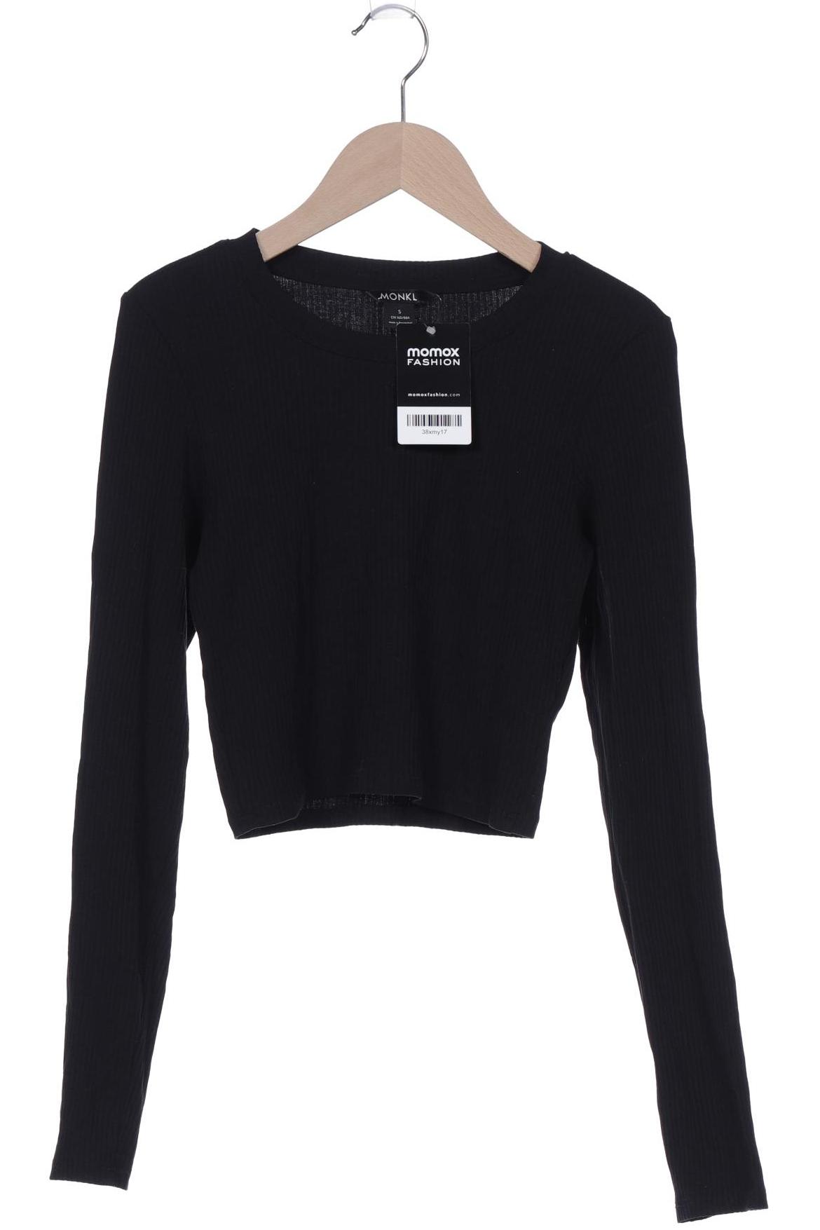 MONKI Damen Langarmshirt, schwarz von Monki