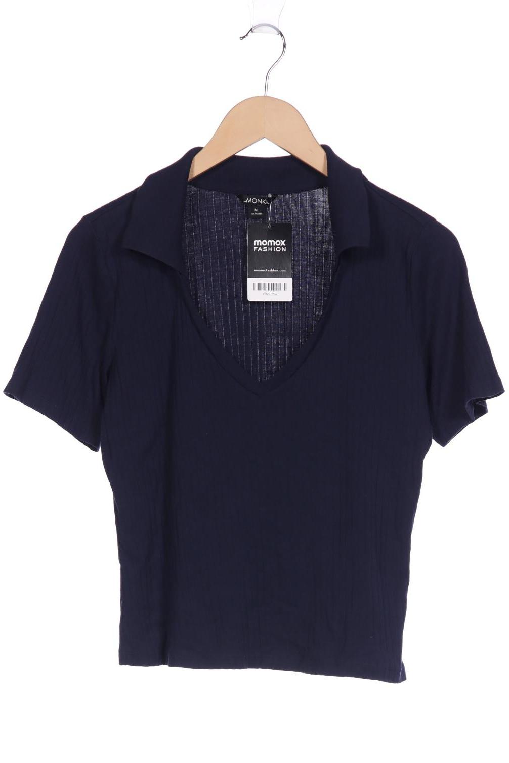 Monki Damen T-Shirt, marineblau, Gr. 38 von Monki