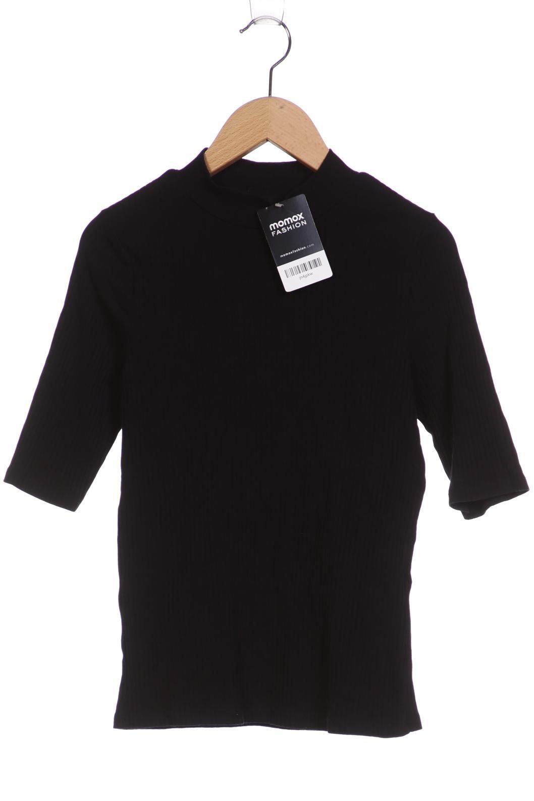 Monki Damen T-Shirt, schwarz, Gr. 36 von Monki