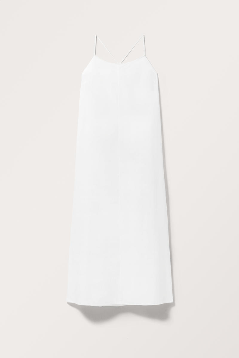 Maxi-Trägerkleid Aus Baumwolle - Weiß Maxi-Trägerkleid Aus Baumwolle - Weiß von Monki