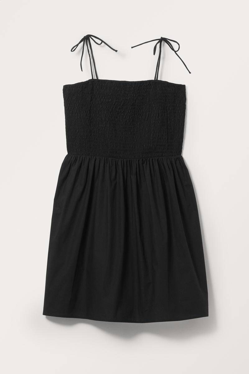 Mini-Babydoll-Popelinekleid - Schwarz von Monki