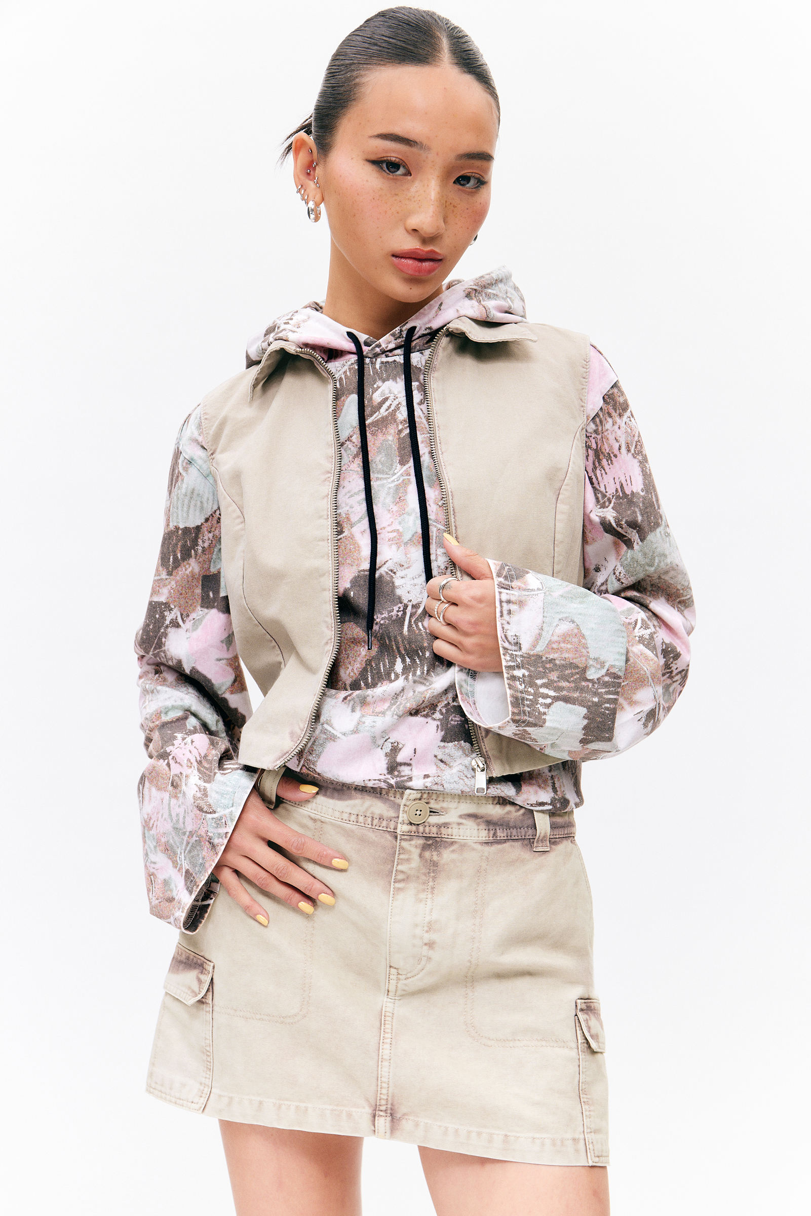 Mini Cotton Cargo Skirt von Monki