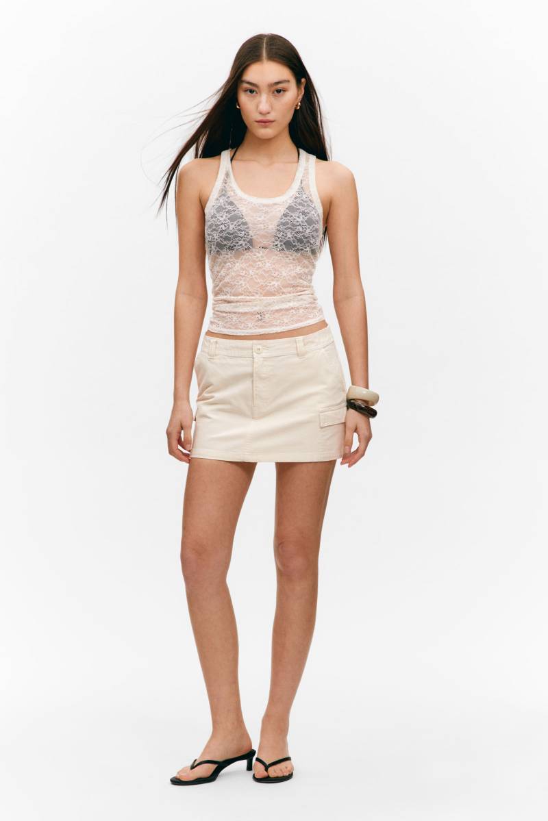 Mini Cotton Cargo Skirt von Monki