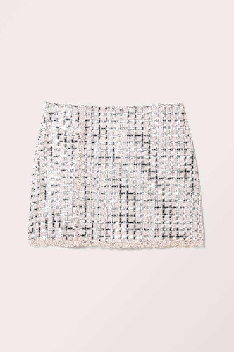 Minirock Aus Satinspitze - Rosa von Monki