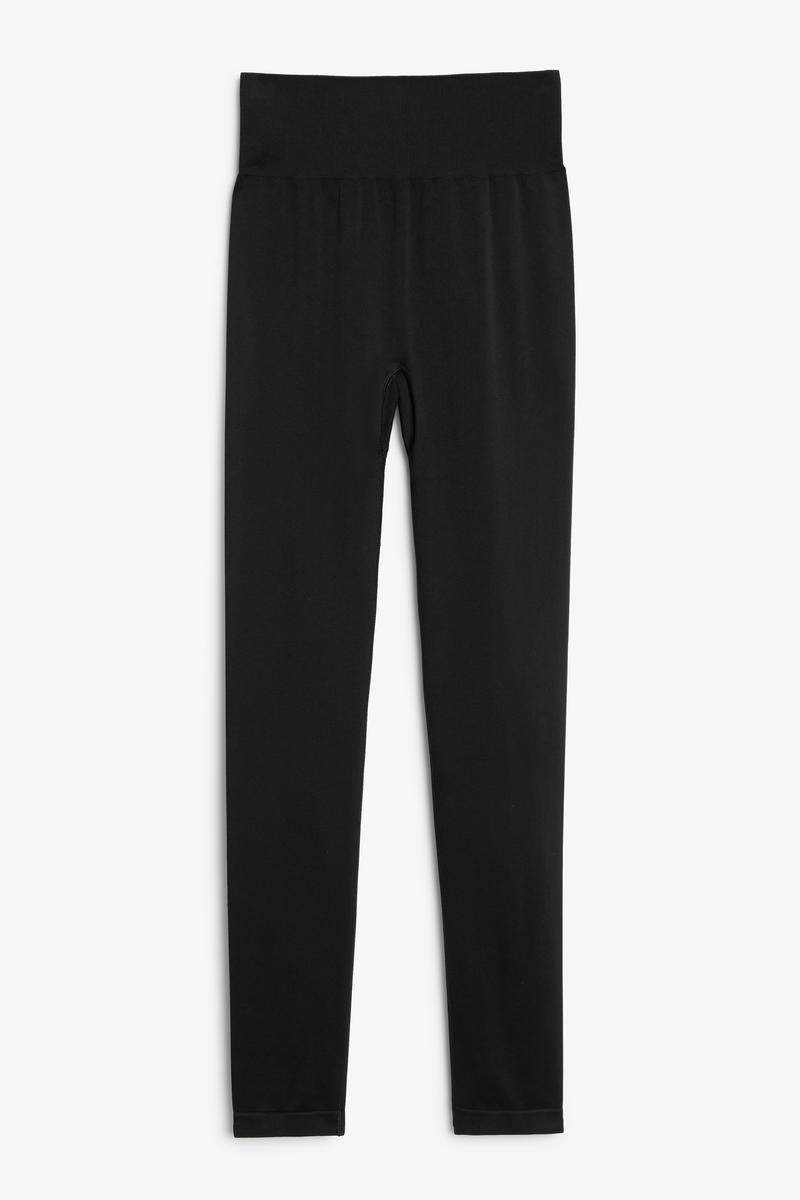 Nahtlose Leggings - Schwarz von Monki