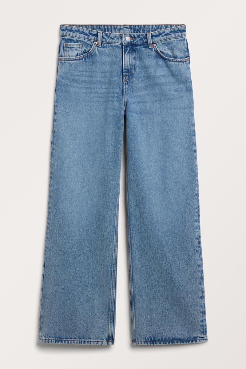 Naoki Lowwaist-Jeans In Lockerer Passform - Blau von Monki
