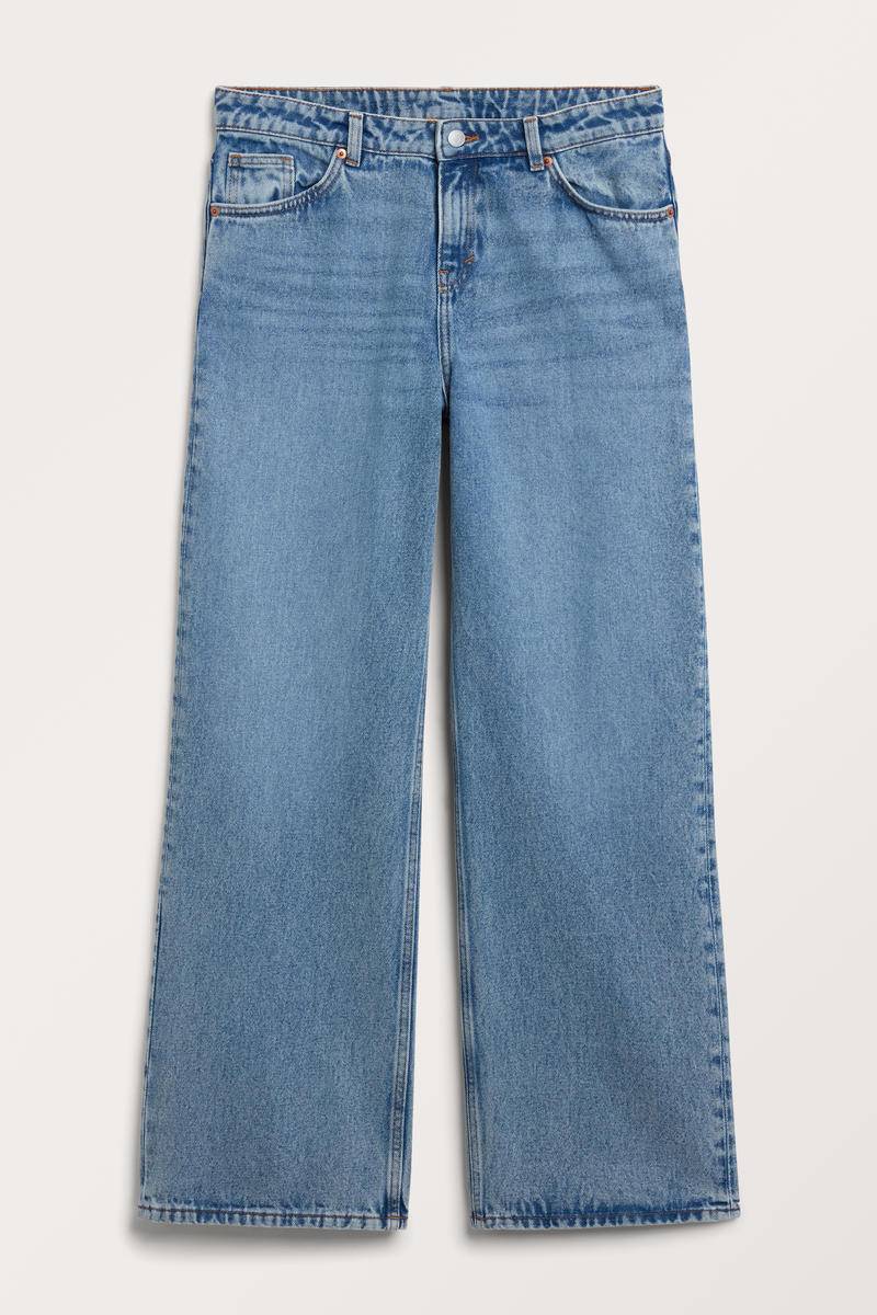 Naoki Lowwaist-Jeans In Lockerer Passform - Blau von Monki