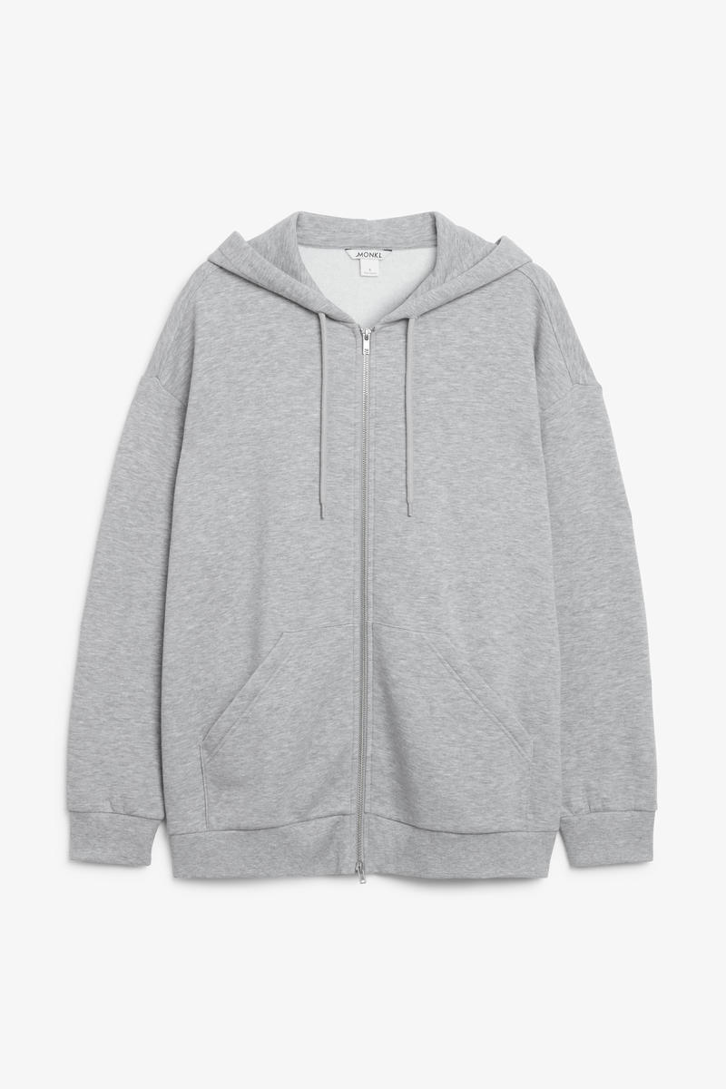 Oversize-Hoodie - Grau von Monki