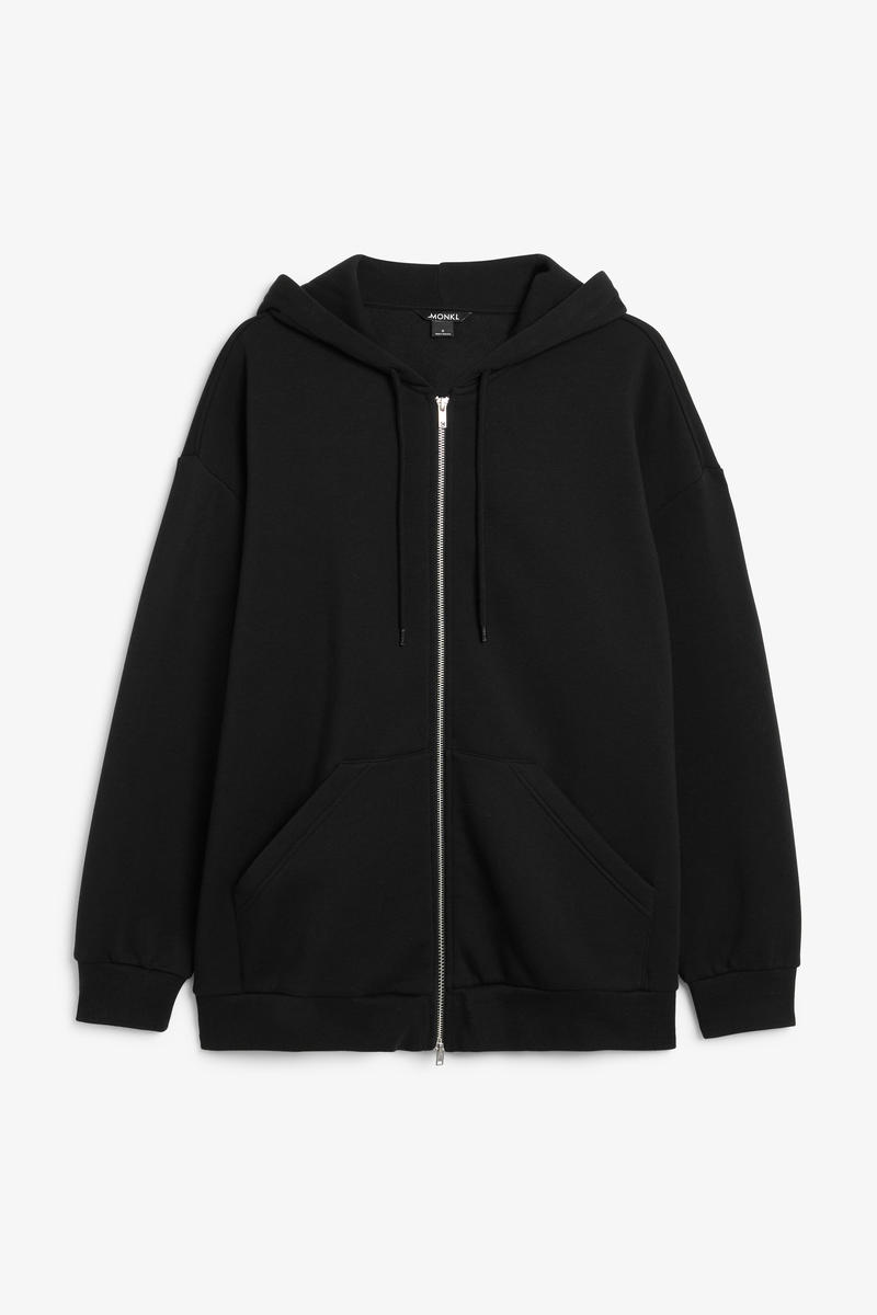 Oversize-Hoodie - Schwarz von Monki