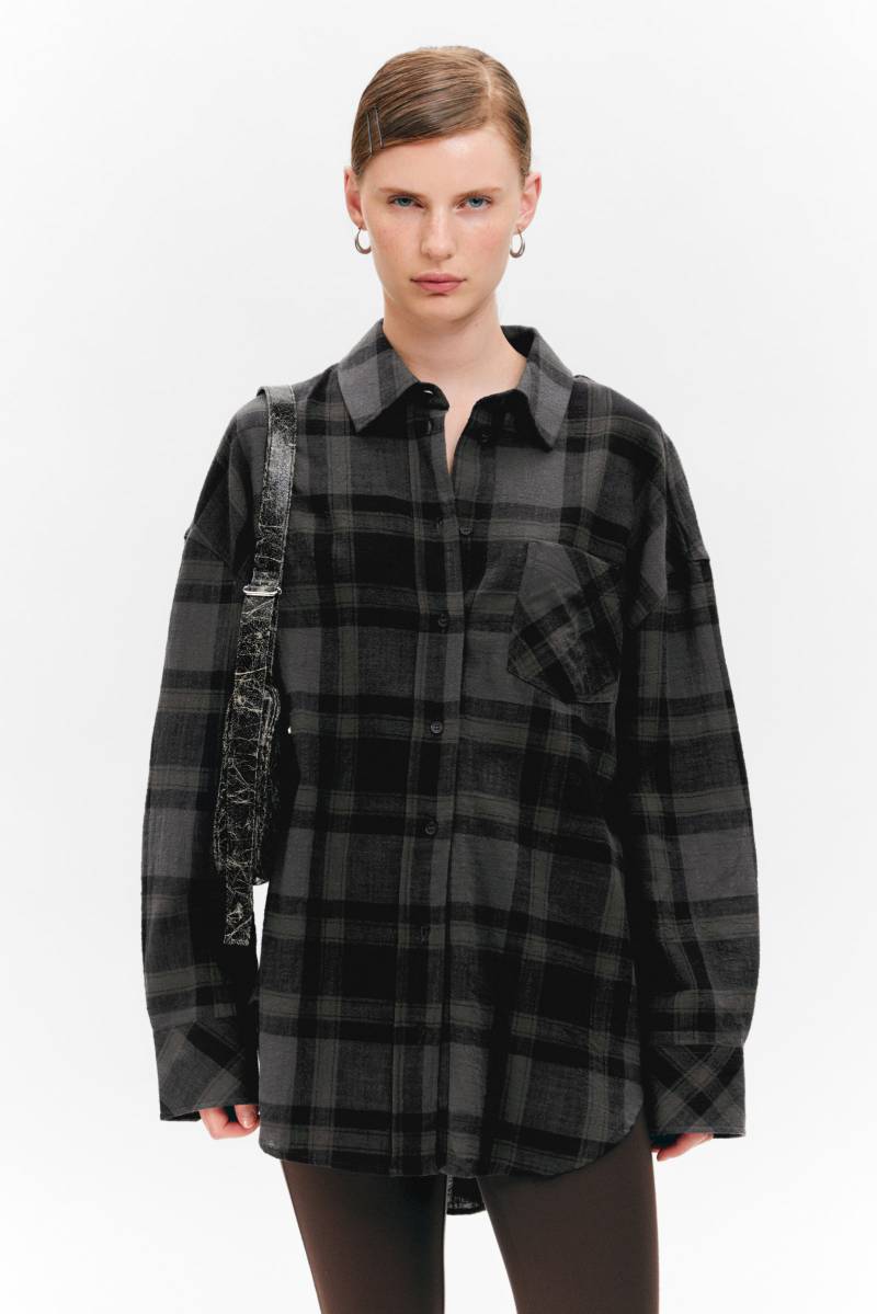 Oversized Long-Sleeved Cotton Shirt von Monki