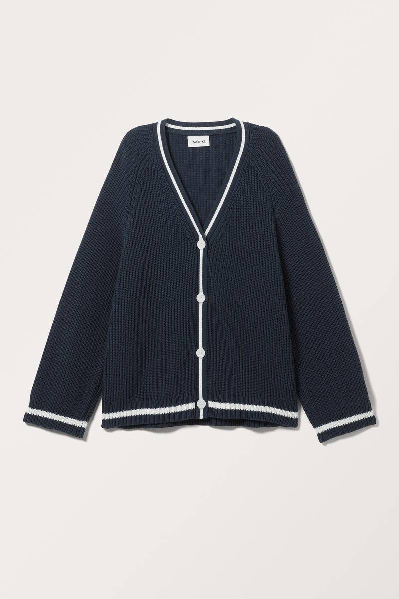 Oversized-Strickjacke - Blau von Monki