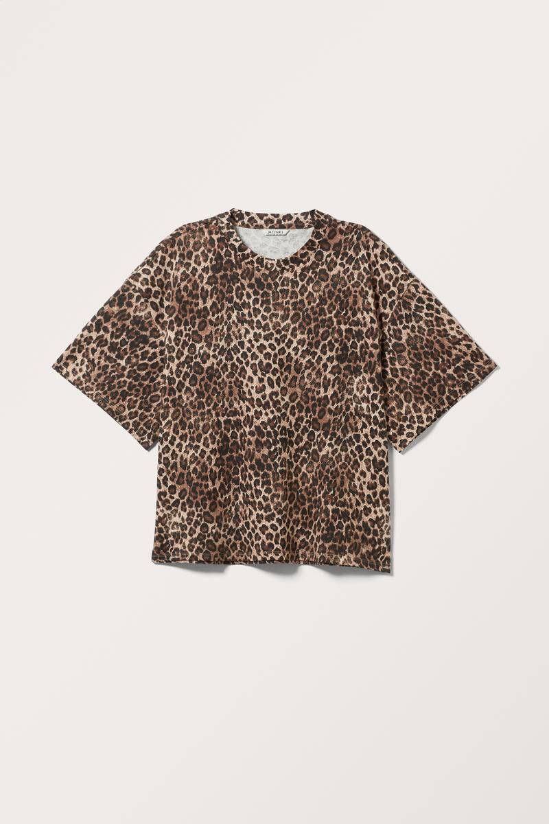 Oversized T-Shirt Im Washed-Look - Braun von Monki
