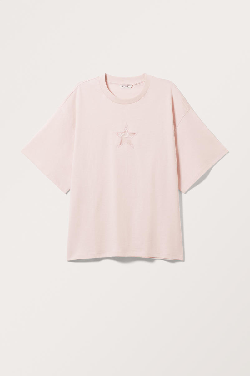 Oversized T-Shirt Im Washed-Look - Rosa Oversized T-Shirt Im Washed-Look - Rosa von Monki