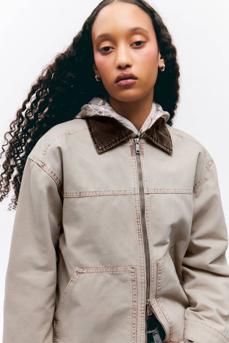 Padded Cotton Canvas Jacket von Monki