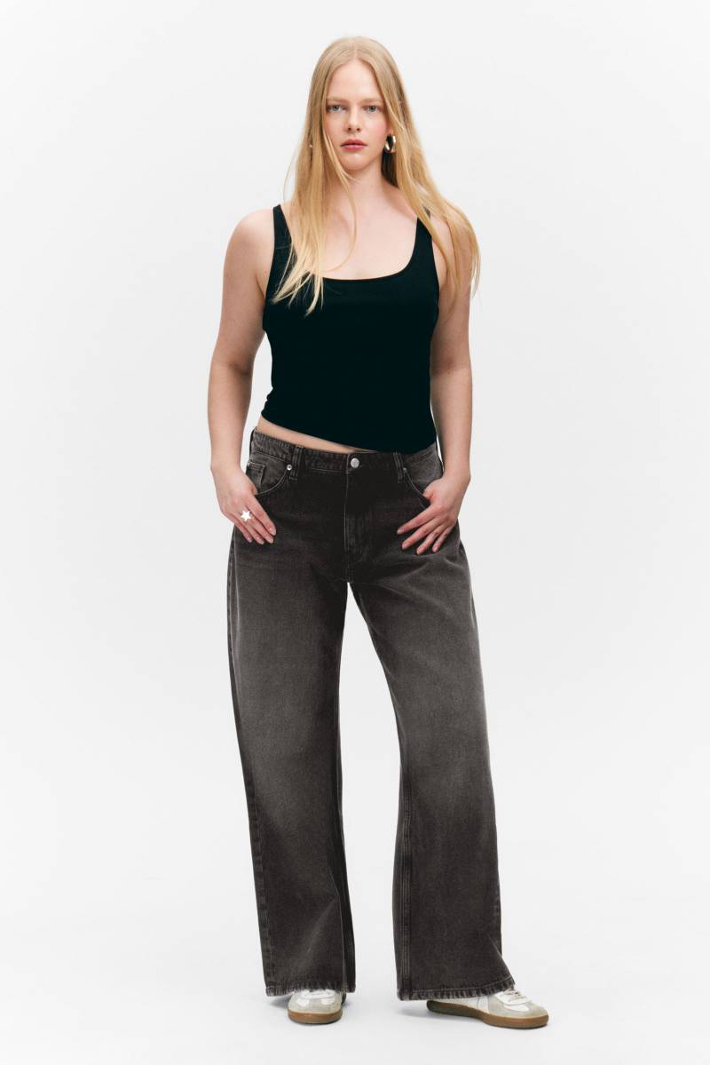 Paz Mid Wide Jeans Paz Mid Wide Jeans von Monki