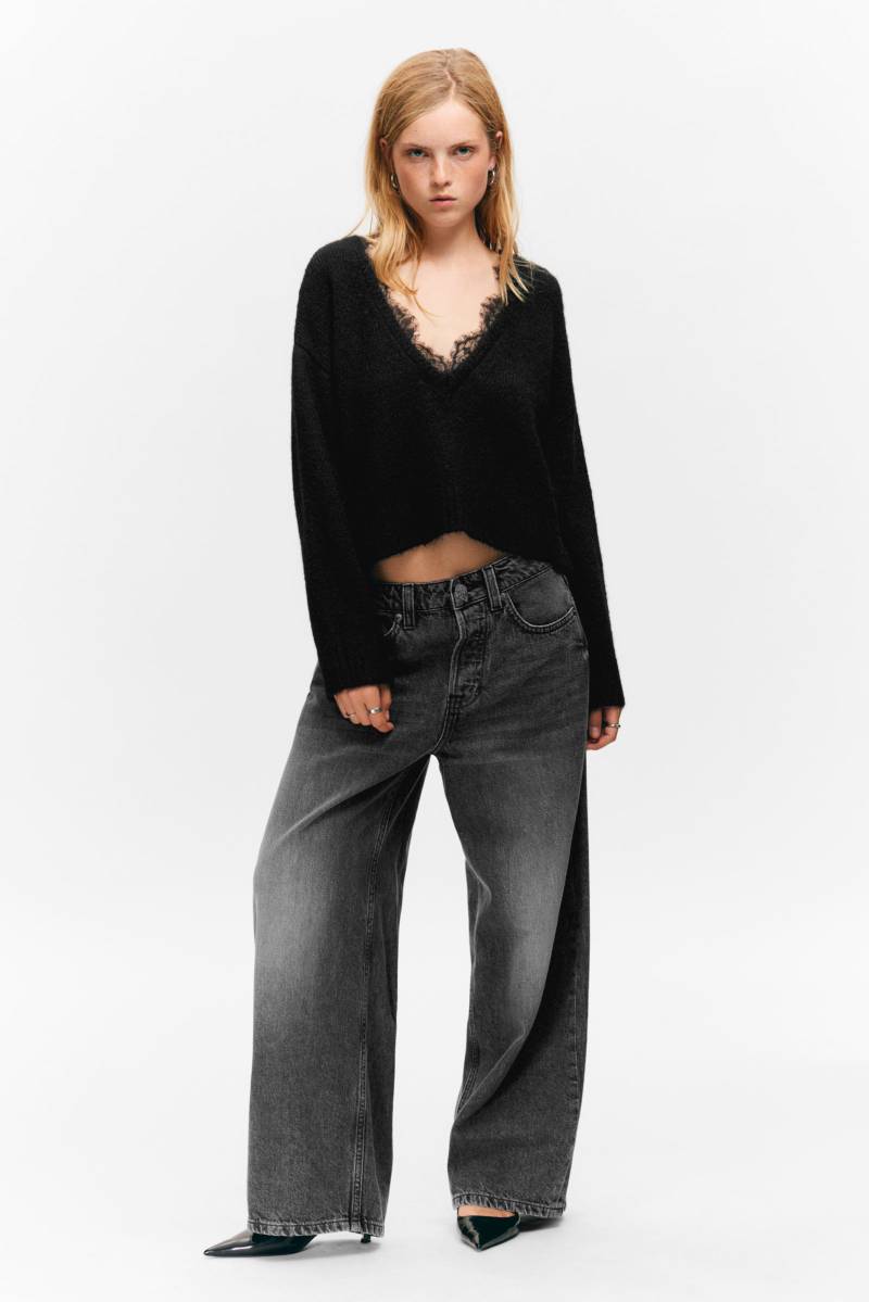 Peggy Low Rise Loose Baggy Leg Jeans von Monki