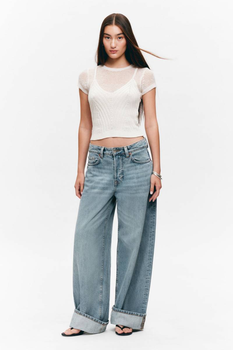 Peggy Low Rise Loose Baggy Leg Jeans von Monki