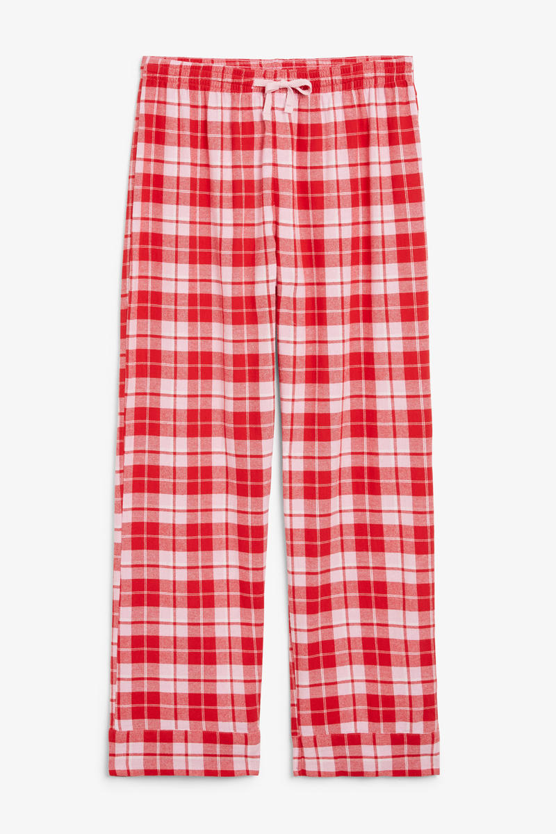 Pyjamahose - Rot Mehrfarbig von Monki