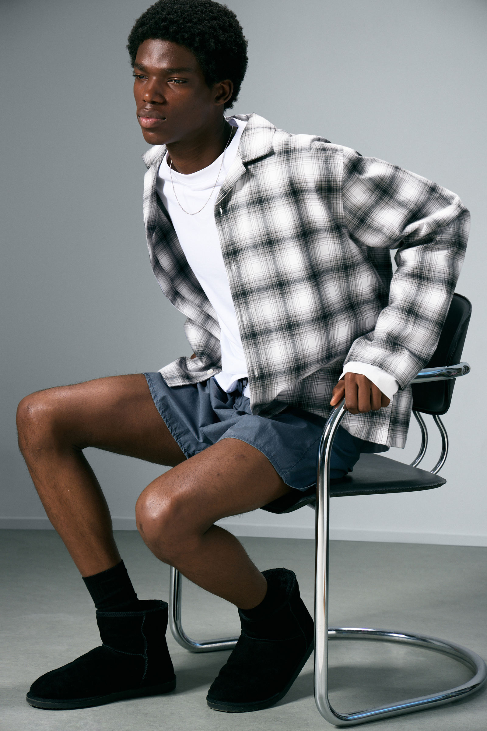 Relaxed Flannel Pyjama Shirt von Monki