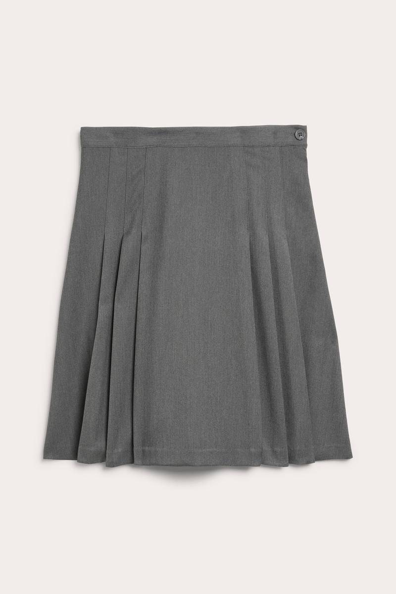 Seitlich Plissierter Midi-Tennisrock - Grau Seitlich Plissierter Midi-Tennisrock - Grau von Monki