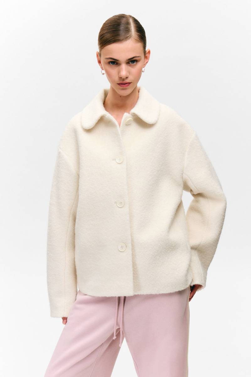 Single-breasted Wool Blend Jacket von Monki