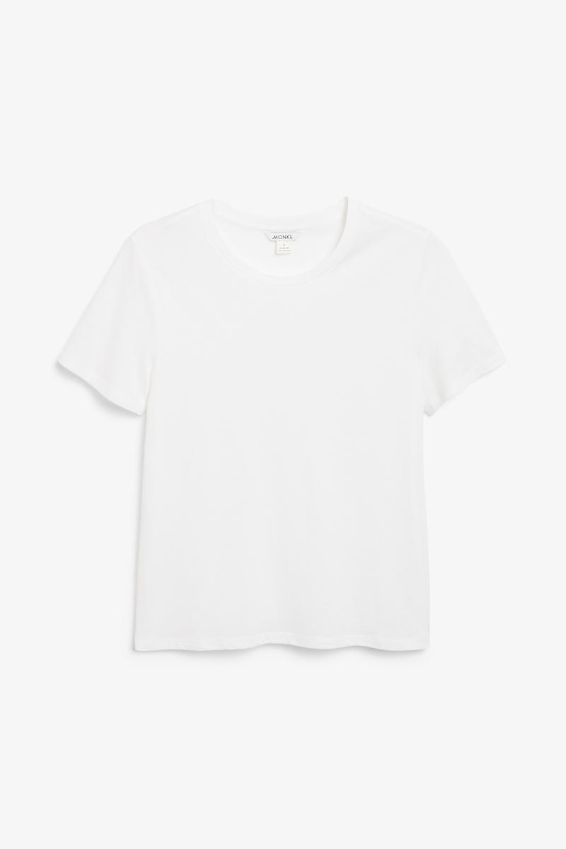 Weiches T-Shirt - Weiß von Monki