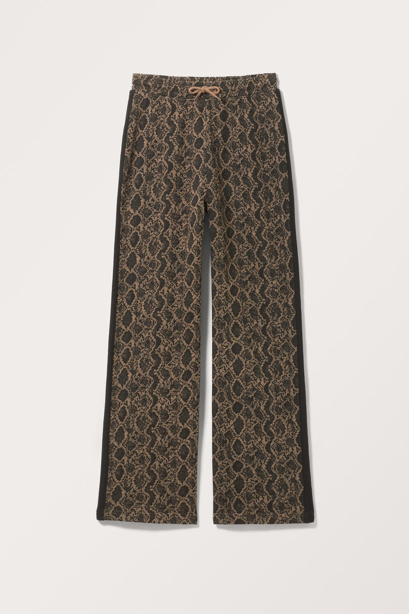 Weite, Gerade Fleecehose - Braun von Monki