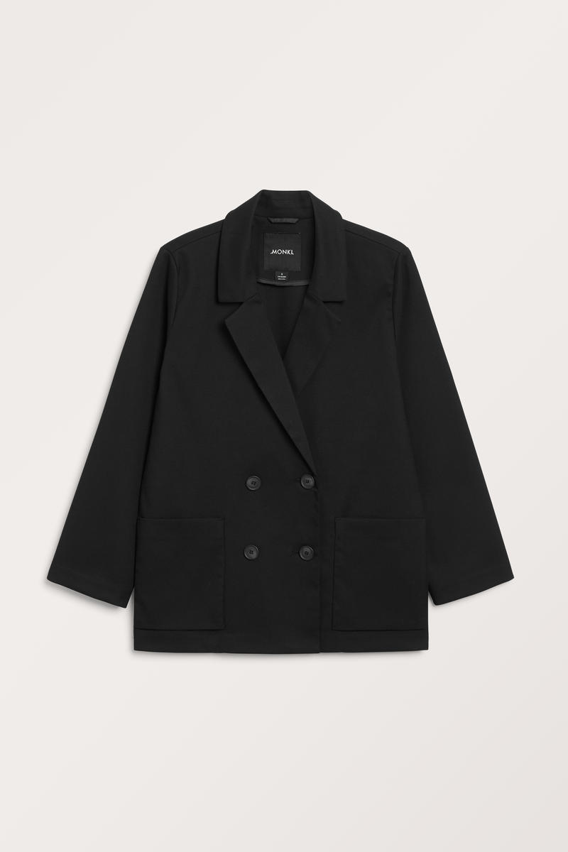 Zweireihiger Blazer - Schwarz von Monki