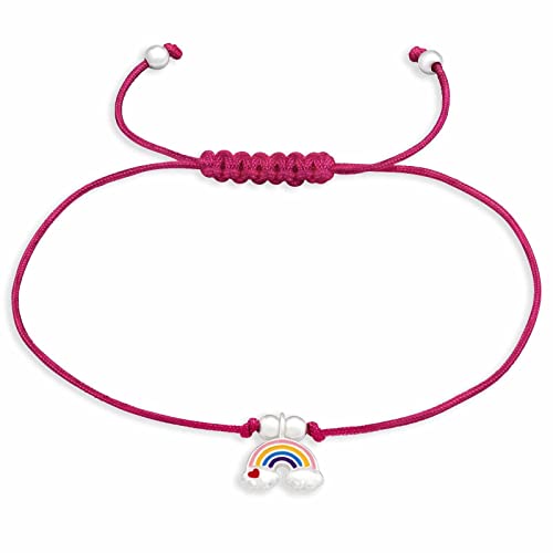 MONKIMAU Armband mit Regenbogen Anhänger aus 925 Silber von MONKIMAU