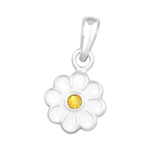 Monkimau Gänseblümchen Kinder Premium Kettenanhänger 925 Silber | Hypoallergen Kinderohrringe | Mädchen Schmuck Geschenk Geschenkidee Kette Monkimau Gänseblümchen Kinder Premium Kettenanhänger 925 Silber | Hypoallergen Kinderohrringe | Mädchen Schmuck Geschenk Geschenkidee Kette von MONKIMAU