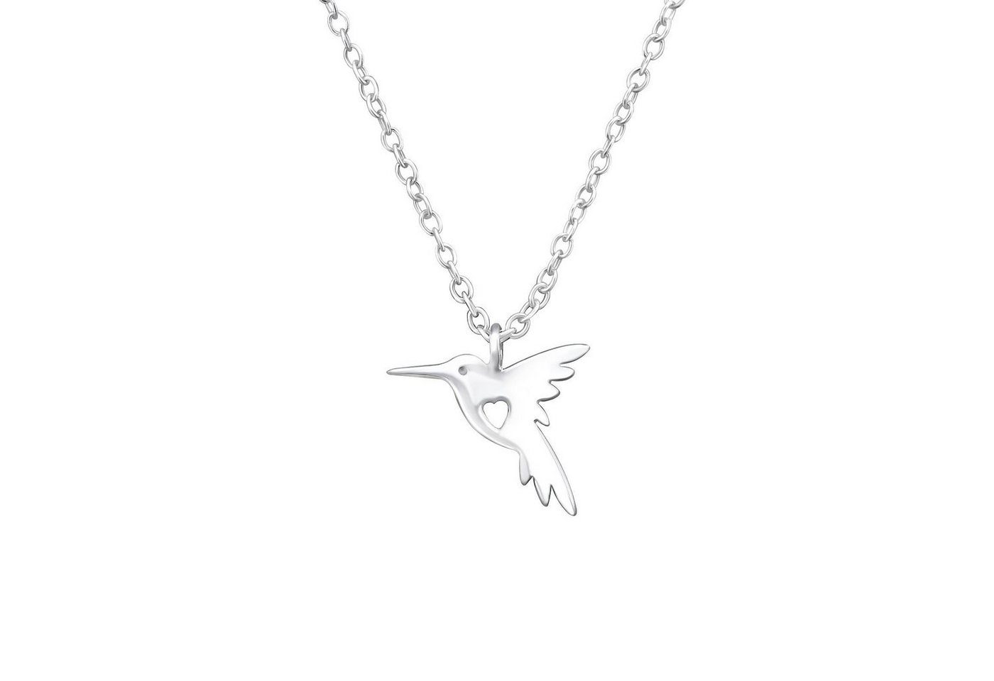 Monkimau Kette mit Anhänger Damen Kette Kolibri Anhänger Halskette 925 Silber (Packung) von Monkimau