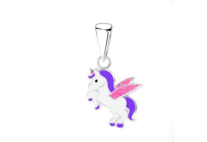 Monkimau Kettenanhänger Einhorn Kinder Kettenanhänger 925 Silber, Hypoallergen von Monkimau