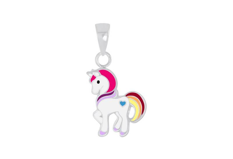 Monkimau Kettenanhänger Einhorn Kinder Kettenanhänger 925 Silber, Hypoallergen von Monkimau