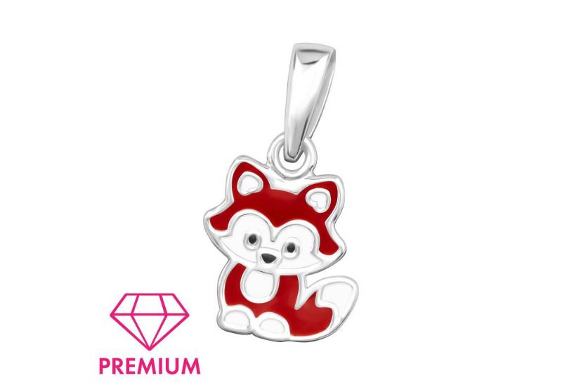 Monkimau Kettenanhänger Fuchs Kinder Premium Kettenanhänger 925 Silber Geschenk, Hypoallergen von Monkimau